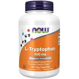 L-Tryptophan 500 mg Veg Capsules 120 count
